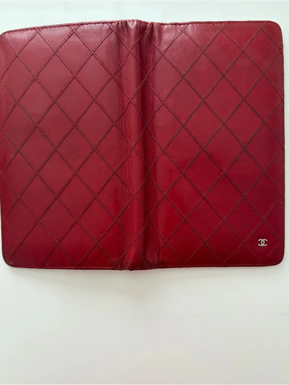 🖤 LOW START CHANEL Red Quilted Wallet | Classic Lambskin | Authentic 🖤 - Picture 3 of 10